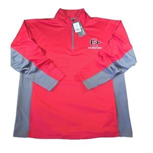 San Diego State Aztec Sweatshirt Pullover Red XL